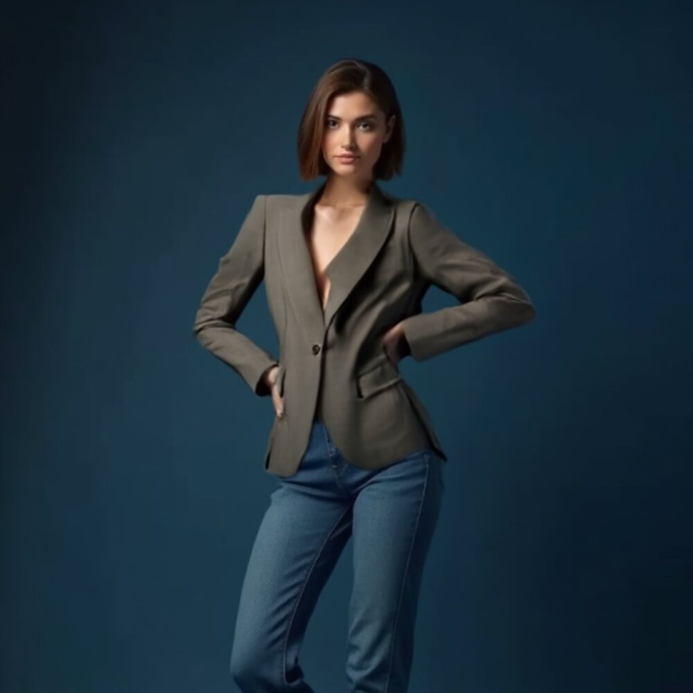 Banana Republic Olive Blazer